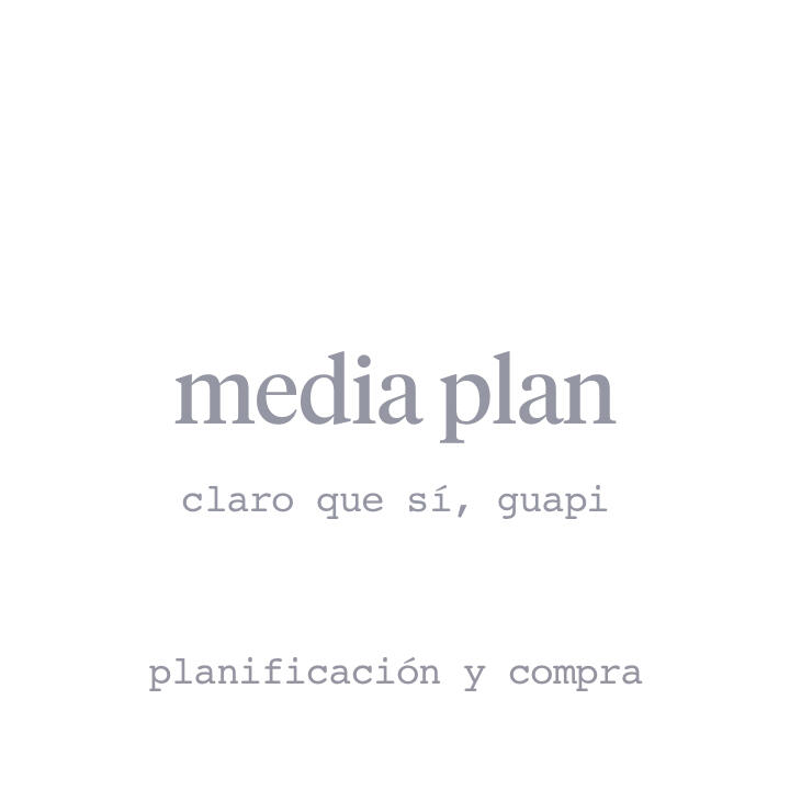 planificación y compra chic