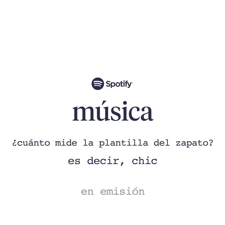 es decir, chic - spotify track