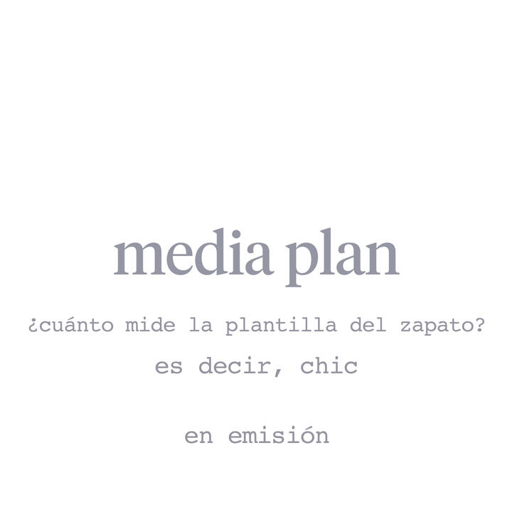 es decir, chic
