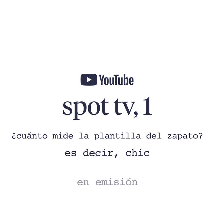 es decir, chic - spot 1