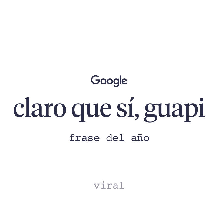 claro que sí, guapi